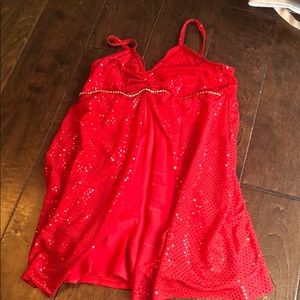 Red jazzy costume
